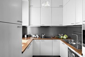 The U-shape kitchen
